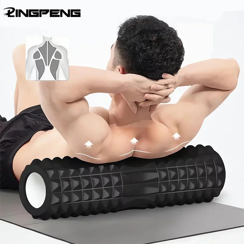 45/30Cm Foam Massage Roller Hollow Column Fitness Equipment for Muscle Massage Physiotherapy and Sports Rehabilitation