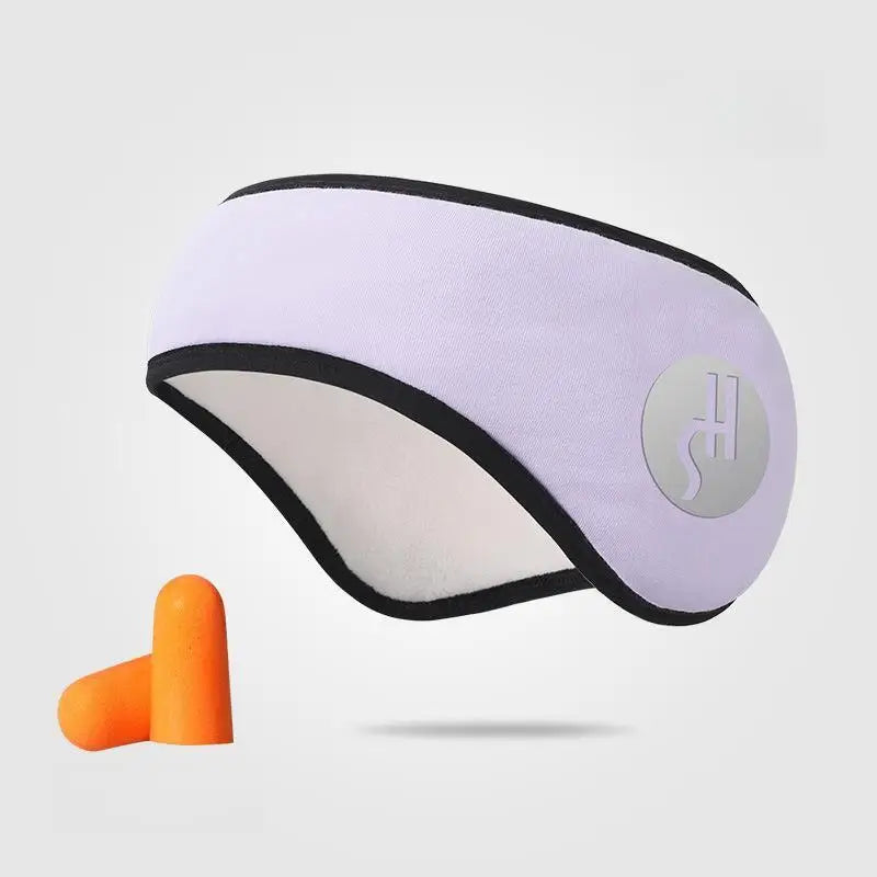 2 in 1 Sleep Earplugs and Adjustable Eye Mask Noise Reduction Travel Nap Sound Insulation Earmuffs for Better Sleep Anytime
