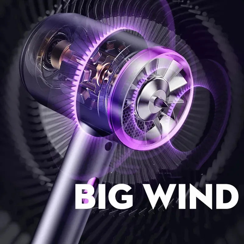 New High-Speed Hair Dryer High-Power Negative Ion Cold and Hot Ultra Silent Professional Hair Dryer for Home Hair Salons