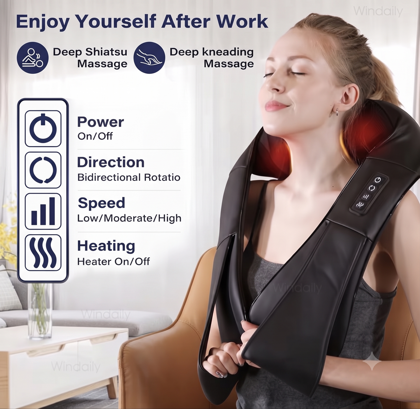 TM_Shiatsu - Neck and shoulder massager with heating
