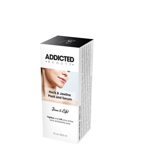 Addicted Beauty Neck & Jawline Mask and Serum