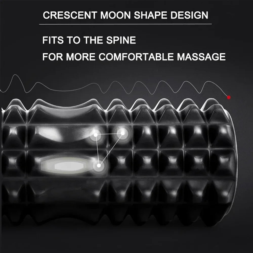 45/30Cm Foam Massage Roller Hollow Column Fitness Equipment for Muscle Massage Physiotherapy and Sports Rehabilitation
