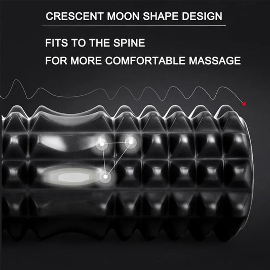 45/30Cm Foam Massage Roller Hollow Column Fitness Equipment for Muscle Massage Physiotherapy and Sports Rehabilitation