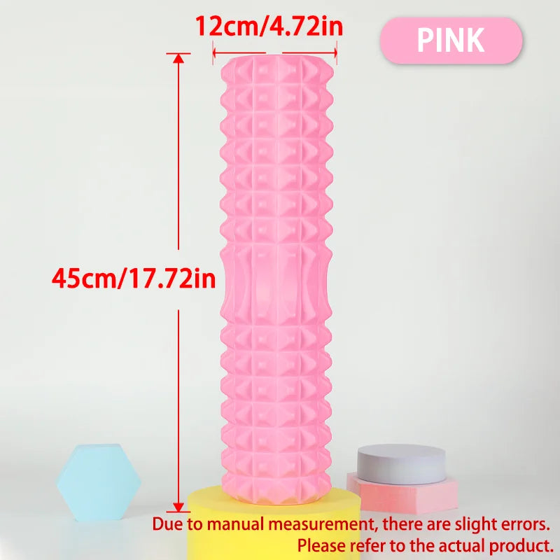 45/30Cm Foam Massage Roller Hollow Column Fitness Equipment for Muscle Massage Physiotherapy and Sports Rehabilitation