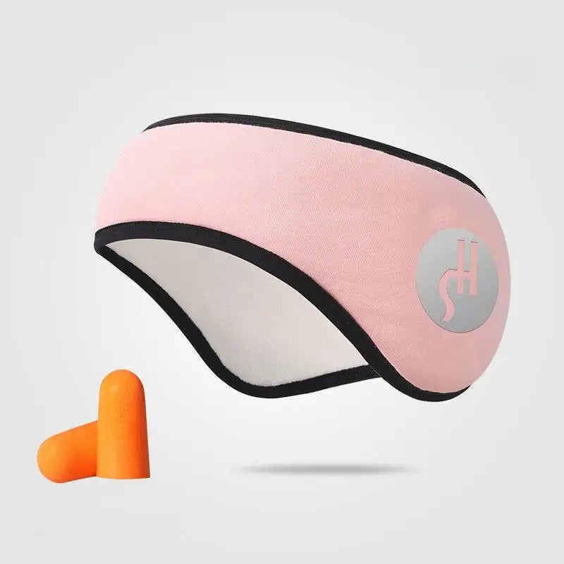 2 in 1 Sleep Earplugs and Adjustable Eye Mask Noise Reduction Travel Nap Sound Insulation Earmuffs for Better Sleep Anytime