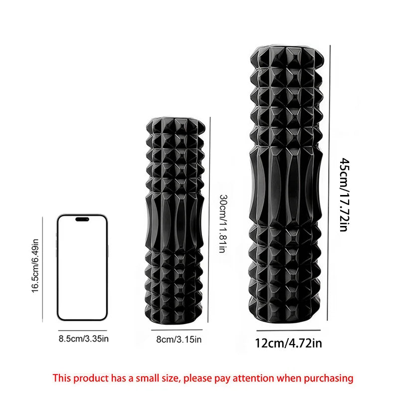 45/30Cm Foam Massage Roller Hollow Column Fitness Equipment for Muscle Massage Physiotherapy and Sports Rehabilitation